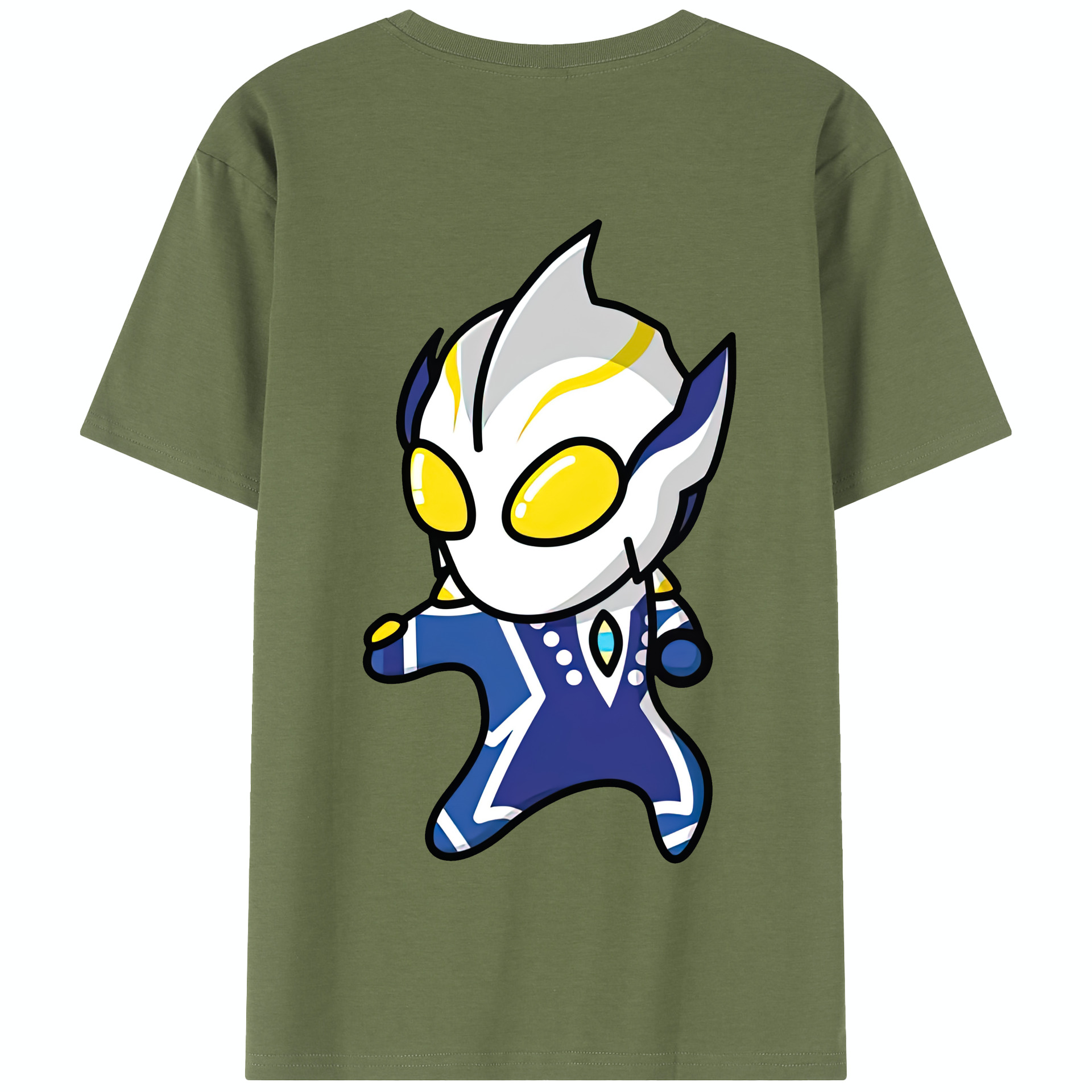 （画像用） ウルトラマン Ultraman 綿100％半袖Tシャツ（背面プリント）